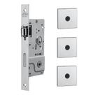 Kit Fechadura Rolete e Trava Tetra 800 Roseta Quadrada Stam