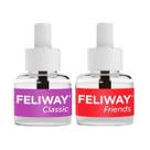 Kit Feliway Classic + Feliway Friends Refil 48ml Gatos Ceva