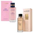 Kit Feminino La Rive Perfume Her Choice EDP 100ml + Perfume In Woman EDP 90ml