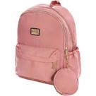 Kit Feminino Mochila Costas 2 Compartimentos + Porta Moedas