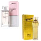 Kit Feminino Perfume La Rive Queen Of Life EDP 75ml Perfume Paris Elysees Billion Woman EDT 100ml
