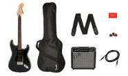 Kit Fender Squier Affinity Stratocaster HSS Charcoal Frost Gig Bag Frantman 15G AMP 0372821069