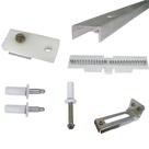Kit Ferragens p/ Porta Camarão Sem Dobradiça - 60 cm Natural - Alfer - KTC-306CN
