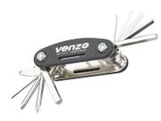 Kit Ferramenta Canivete 13 PÇS Preto (venzo)