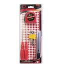 Kit Ferramenta Com Trena + Estilete E Acessorios 9 Pecas - Saz