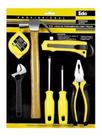 Kit ferramenta eda 07 pcs martelo+chaves+trena 9yb