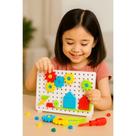 Kit Ferramenta Infantil Quebra Cabeça Peças Brinquedo Presente Criatividades Crianças Engrenagem