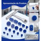 Kit ferramenta remoção amassados carro martelo deslizante puxador lataria com ventosas