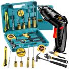Kit Ferramentas 13 Peças Parafusadeira Elétrica 5V Kit Completo para Montagem de Móveis, Reparos Domésticos e Manutenção Residenc Snel Ferramentas