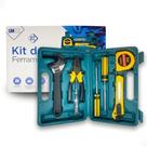 Kit Ferramentas 7 Peças Maleta Portátil para Pequenos Reparos