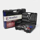 Kit Ferramentas Brasiflex 216 Peças Chave Catraca Soquete
