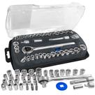 Kit ferramentas Chave Soquete Catraca Reversível Profissional 41 Peças com estojo - Idea Kit ferramentas Chave Soquete Catraca Reversível Profissional 41 Peças com estojo - Idea