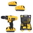 Kit Ferramentas Com Parafusadeira 2 Baterias 36V E Maleta NK7732L