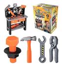 Kit Ferramentas Infantil Com Bancada Brinquedo Didático 18pç