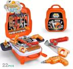 Kit Ferramentas Infantil Maleta 3 em 1 Brinquedo Didático e Educativo