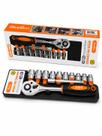 Kit Ferramentas Jogo De Chave Soquete Catraca 12 Peças Suporte