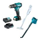 Kit ferramentas makita combo a bateria 5 pç kithp333+clx248