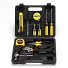 Kit Ferramentas Maleta Jogo 12 Peças Multiuso Casa Martelo Testador Eletricidade Trena Chave Fenda Kit Ferramentas Maleta Jogo 12 Peças Multiuso Casa Martelo Testador Eletricidade Trena Chave Fenda
