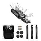Kit Ferramentas Manutenção Reparo para 1 Socorros Bicicleta Ciclista