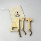 Kit Ferramentas Montessori Saquinho Algodão Cru Presenteável