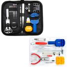 Kit ferramentas para relógios + estojo + cartela de chaves
