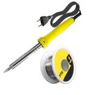 Kit Ferro de Solda e Suporte 60w 220v Profissional + Rolo de Estanho 30gr