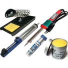 Kit Ferro de Solda Suporte Sugador Solda Fio Pasta 127v 60w Kit Ferro de Solda Suporte Sugador Solda Fio Pasta 127v 60w