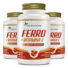 Kit Ferro Quelato + Vitamina C 3x 60 Cápsulas Cada - Flora Nativa Kit Ferro Quelato + Vitamina C 3x 60 Cápsulas Cada - Flora Nativa