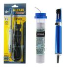 Kit Ferro Solda Hikari 60 127v + Sugador Metal Hk 192 + Estanho Kit Ferro Solda Hikari 60 127v + Sugador Metal Hk 192 + Estanho