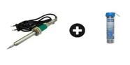 Kit Ferro Solda Sc60 50w 127v Hikari Plus + Solda Cobix 1mm