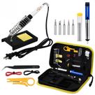 Kit Ferro Solda + Tubete Estanho Com Resina E Sugador Solda 60w