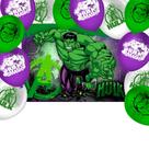 Kit Festa 26Pçs Decoração Hulk Painel + 25 Bexigas temáticas