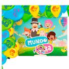 Kit Festa 26Pçs Decoração Mundo Bita Painel + 25 Bexigas