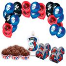 Kit Festa 426 itens Homem Aranha decoração aniversário