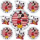 Kit Festa Aniversário 8 Copos 8 Pratos Mickey Mouse Disney