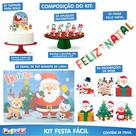 Kit festa completo 39pçs Decoração NATAL melhor kit EVA