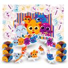 Kit festa completo 74 itens Decoração Bolofofos Aniversário