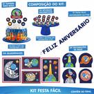 Kit Festa Decoração Astronauta Festa Aniversário 40 Itens