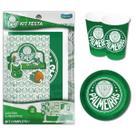Kit Festa Decorativa Comemoração Aniversário Palmeiras + 16 Copos e 16 Pratos - 94 peças - Festcolor Kit Festa Decorativa Comemoração Aniversário Palmeiras + 16 Copos e 16 Pratos - 94 peças - Festcolor