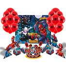 Kit Festa Homem Aranha 90 Itens Decoração Aniversário