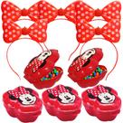 Kit Festa Infantil Pote Minnie e Tiaras C/ Led Kit 10 Un Kit Festa Infantil Pote Minnie e Tiaras C/ Led Kit 10 Un