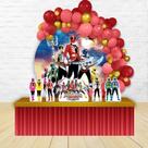 KIT FESTA KIT FESTA PAINEL REDONDO Decoração Infantil Power Rangers Super Mega Force