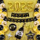 Kit Festa Kusamue Feliz Ano Novo 2025 - Com Balões
