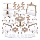 Kit Festa Mdf Branco - 31 Peças - Linha Premium - 1131-LP27