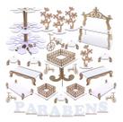 Kit Festa Mdf Branco - 31 Peças - Linha Premium - 1131-LP28