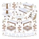 Kit Festa Mdf Branco - Linha Premium - 44 Peças - 1144-LP18