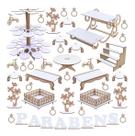Kit Festa Mdf Branco - Linha Premium - 44 Peças - 1144-LP22 Kit Festa Mdf Branco - Linha Premium - 44 Peças - 1144-LP22