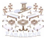 Kit Festa Mdf Branco - Suporte Triplo De Doces - 28 Peças