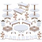 Kit Festa Mdf Provençal Branco - Linha Premium - Completo