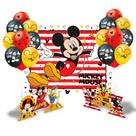 Kit Festa Mickey Decoração Aniversári Painel +Display +Balão